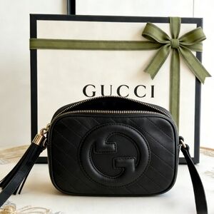 Gucci Blondie Mini Camera Bag in Black